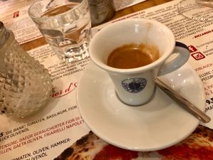 espresso at Antica Pizzeria Nennillo in Cologne