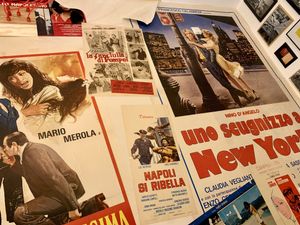 inside wall at Antica Pizzeria Nennillo in Cologne