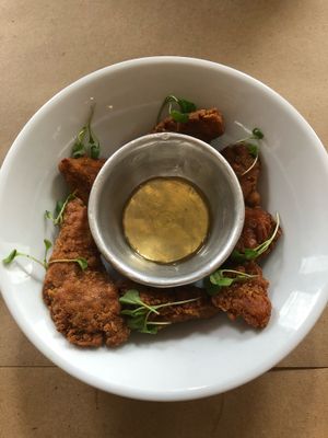 Mushroom ‘wings’ at De/Raiz Cocina Café - Calle 65 in Bogota