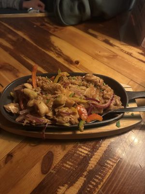 Jackfruit fajita’s  at Smithy's Tavern in Huez