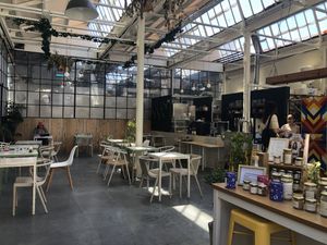 Indoor seating   at The Therapist - LxFactory in Lisbon