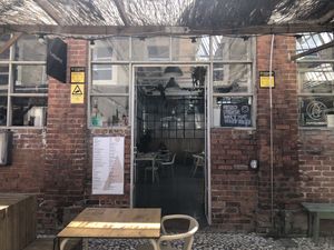Outdoor seating  at The Therapist - LxFactory in Lisbon