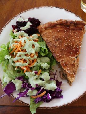 vegan tarte.  at The Therapist - LxFactory in Lisbon