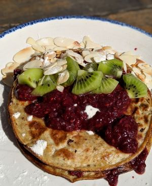 Vegan pancake at The Therapist - LxFactory in Lisbon