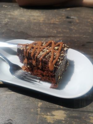 Vegan choc cake at The Therapist - LxFactory in Lisbon