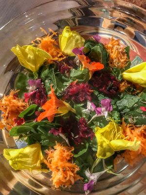 Salad at Quinta das Aguias in Paredes De Coura