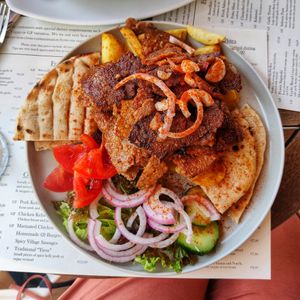 Vegan yiros at Apollon in Corfu