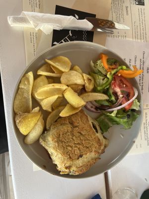 Vegan Moussaka  at Apollon in Corfu