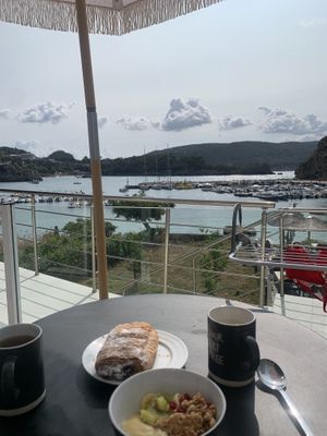 Vegan pain au chocolat  at Apollon in Corfu