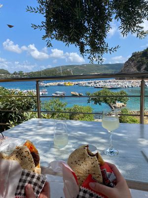 Vegan panini   at Apollon in Corfu