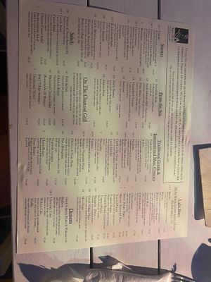 Menu all marked v can be vegan  at Apollon in Corfu