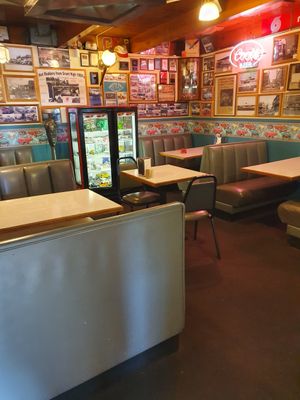Cozy and interesting diner at Jim Dandy Restaurant  in Portland