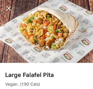 Falafel at Pita Pit in Moncton