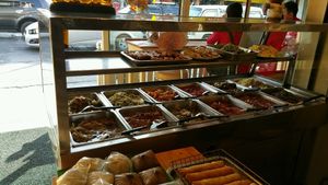 bain marie at Vegetarian Food Ratsamitham Foundation in Chiang Mai