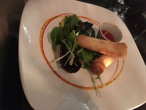 Spring rolls  at Lime in Galway