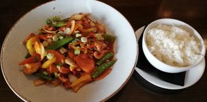 Vegan main dish at Lime in Galway