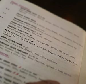Menu lists all allergens at Lime in Galway