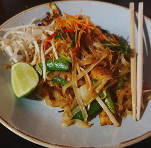 Vegan pad Thai at Lime in Galway