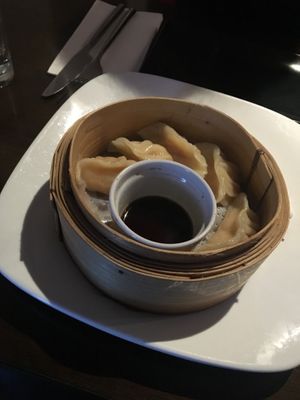 vegan dumplings at Lime in Galway