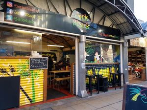 Outside Jerk Shack at Jerk Shack in Manchester