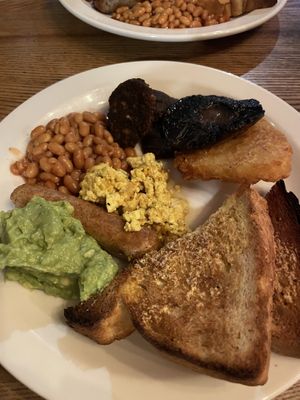 Vegan breakfast   at Trof NQ in Manchester