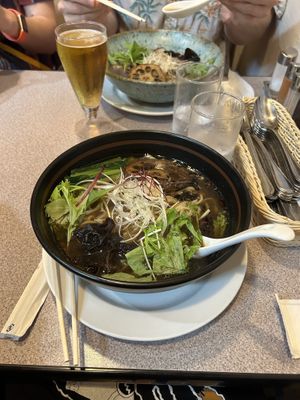 Vegan ramen  at Khana in Tokyo