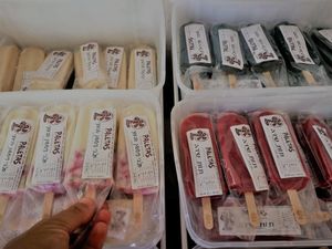 hand made & natural ice lollies at Mauna - Vegan Kitchen in Mitzpe Ramon