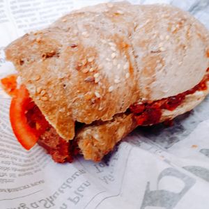 Hamburger at Mauna - Vegan Kitchen in Mitzpe Ramon