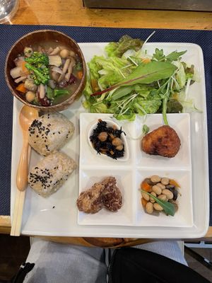 Vegan lunch set menu  at Nobister in Nagasaki