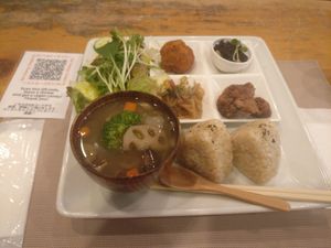 Vegan set meal at Nobister in Nagasaki