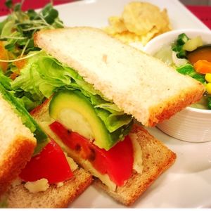 too many veggie sand:) at Nobister in Nagasaki