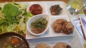 Rice ball set at Nobister in Nagasaki