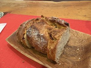 Finally some non sweet European Like bread 🥰   at Nobister in Nagasaki