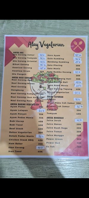  at Alay Vegetarian in Singaraja