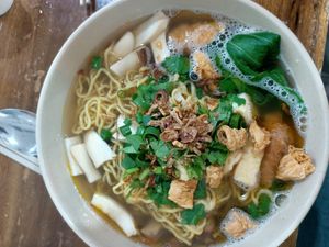 Yellow Noodle Soup at Loving Lien in Cabramatta