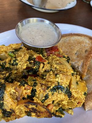Modified Country Breakfast with Burrito Stuffing  at The Wild Chive in Long Beach