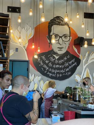 R.I.P. RBG we miss youuuuuuuuuu!  at The Wild Chive in Long Beach