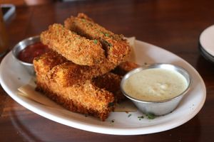 I love the Zucchini Sticks at The Wild Chive in Long Beach