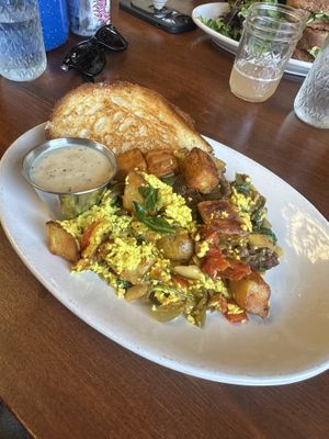 Country breakfastt  at The Wild Chive in Long Beach