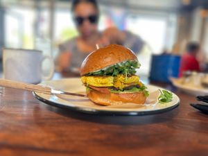 Breakfast sandwich at The Wild Chive in Long Beach