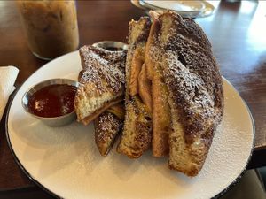 Monte cristo + a Vietnamese coffee at The Wild Chive in Long Beach