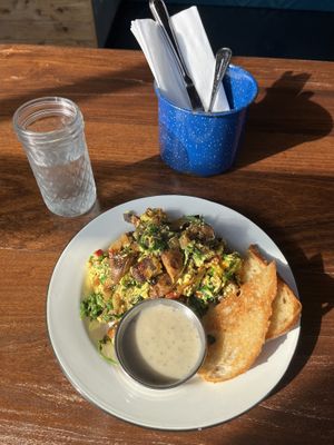 Country breakfast  at The Wild Chive in Long Beach