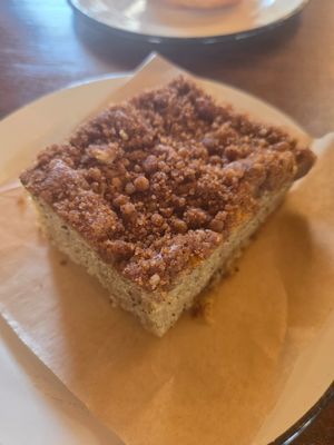 OMG best coffee cake at The Wild Chive in Long Beach
