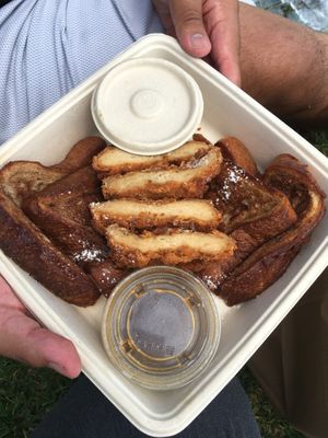 Chicken and French toast at The Wild Chive in Long Beach