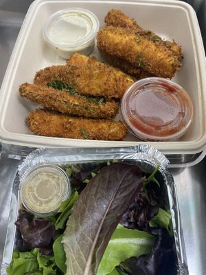 Fried zucchini  at The Wild Chive in Long Beach