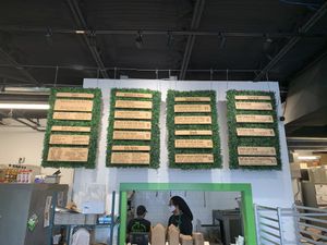 Menu at Branch Out in Paducah