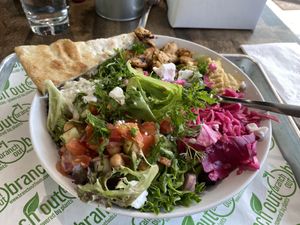 The gyro Greek bowl was awesome  at Branch Out in Paducah