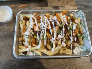 Buffalo ranch cheese fries   at Branch Out in Paducah