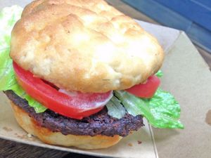 Black Bean Beet Burger at Branch Out in Paducah