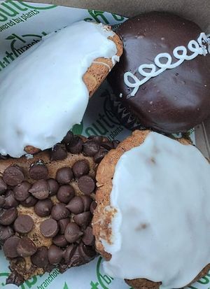 Hostess-style Cupcake, Almond Butter Brownie, and Iced Oatmeal Cookies at Branch Out in Paducah